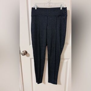 Apt. 9 Black and Gray Plaid Pants
